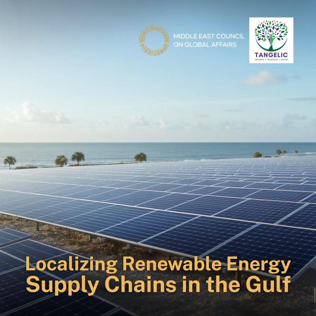 Ali Publishes New Article on Renewable Energy Supply Chains in the Gulf