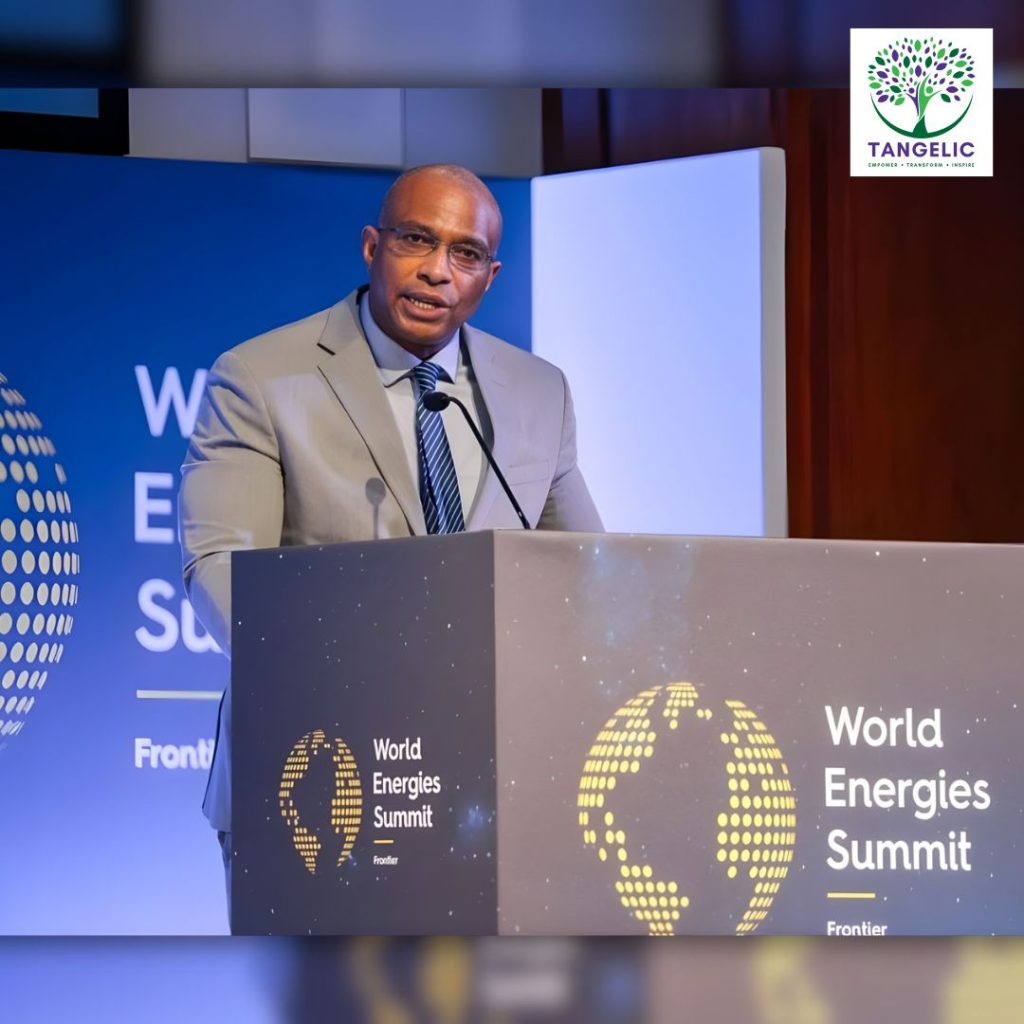Tangelic Chairman Dr. Justin Dargin Speaks at the World Energies Summit in London