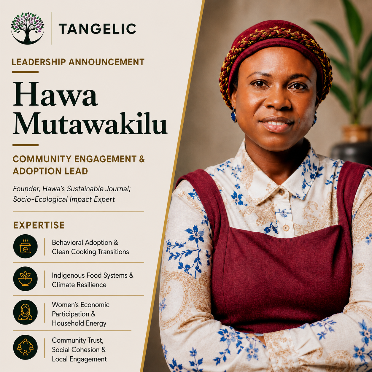 Hawa Mutawakilu Appointed Community Engagement & Adoption Lead for the Sunrise Spectrum Initiative